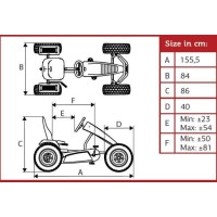 Masquedardos Kart od pedala Berg Jeep Revolution Bfr Be07.11.06.00