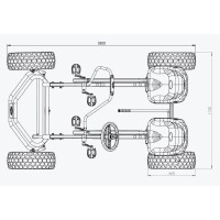 Masquedardos Four-wheel drive Berg Duo Coaster Bfr Be07.17.00.00