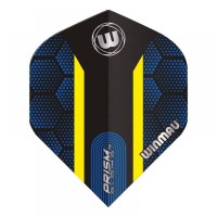 Masquedardos # Feathers Winmau Darts Prism Alpha Blue Yellow Hexagon 6915.183