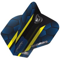 Masquedardos # Feathers Winmau Darts Prism Alpha Blue Yellow Hexagon 6915.183