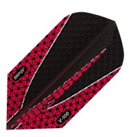 Masquedardos Pieseň Darts Viper Dimplex Darts Flights Slim Red Black 30-9106