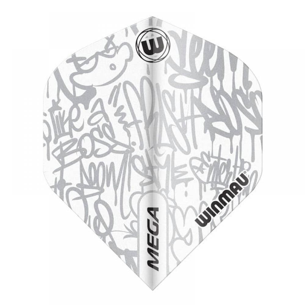 Masquedardos Winmau Darts Mega Standard White Flights 6900.243