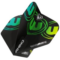 Masquedardos # Feathers Winmau Darts Rhino Black Green # 6905,228 # What are you doing