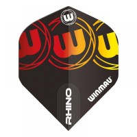 Masquedardos Feathers Winmau Darts Rhino black red yellow 6905.230