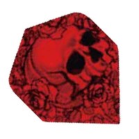 Masquedardos Gildarts Designer Standard Red Skull feather Mg-zf-c009