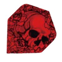 Masquedardos Gildarts Designer Standard Red Skull feather Mg-zf-c009