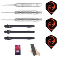 Masquedardos Gildarts Perfect sárgaréz krómozott darts készlet fém hegy 20g Mg-zh18d