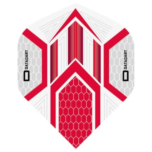 Masquedardos Feather Dart Datadart Hex Flight Grey/red