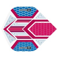 Masquedardos Feather Dart Datadart Hex Flight Blue/pink