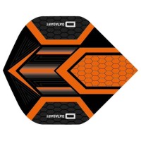 Masquedardos Feather Dart Datadart Hex Flight Black orange