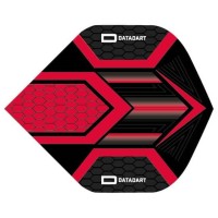 Masquedardos Feather Dart Datadart Hex Flight Black/red