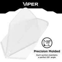 Masquedardos Pluma Dardos Viper Cool Flights Standard Clear 30-7729