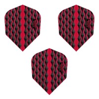 Masquedardos Pluma Dardos Viper Flights Lumacore  Standard Red Black 30-6202