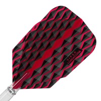 Masquedardos Pluma Dardos Viper Flights Lumacore  Standard Red Black 30-6202