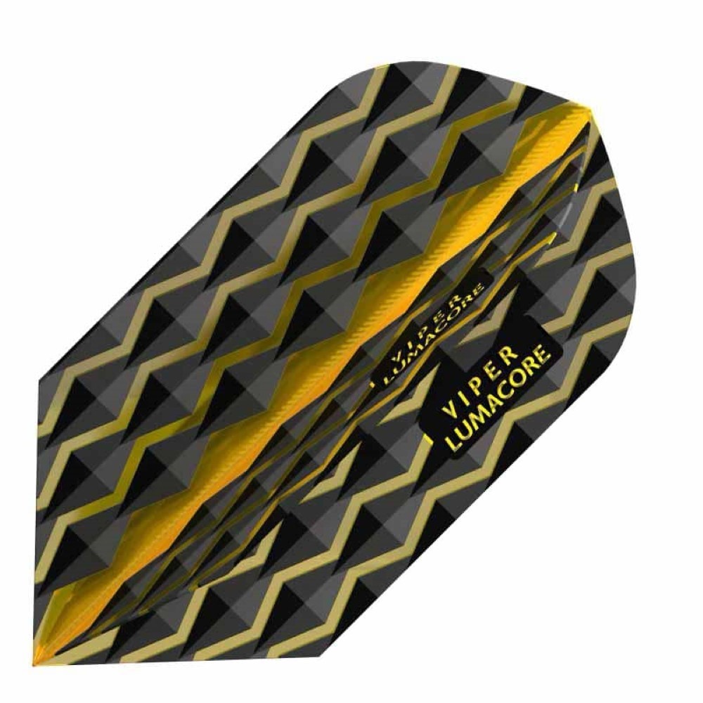 Masquedardos Pieseň Darts Viper Lumacore Flights Slim Žltý Čierný 30-6250