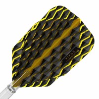 Masquedardos Feather Dart Viper Flights Lumacore standard yellow black 30-6200