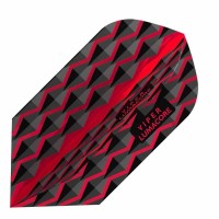 Masquedardos Pluma Dardos Viper Flights Lumacore Slim Red Black 30-6252