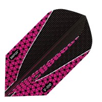 Masquedardos Pluma Dardos Viper Dimplex Darts Flights Slim Pink Black 30-9109