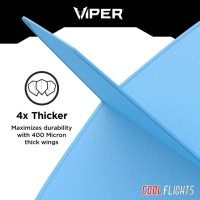 Masquedardos Pluma Dardos Viper Cool Flights Standard azul 30-7727