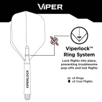 Masquedardos Пилешки стрелки Viper Cool Flights Standard Black 30-7725