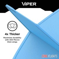 Masquedardos Pluma Dardos Viper Cool Flights Slim Azul 30-7702