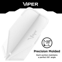 Masquedardos Пилешки стрелки Viper Cool Flights Слим Уайт 30-7703