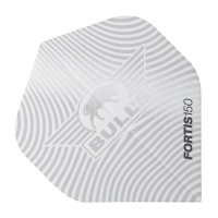 Masquedardos Feathers Bulls Darts Fortis Flights Standard white 50915