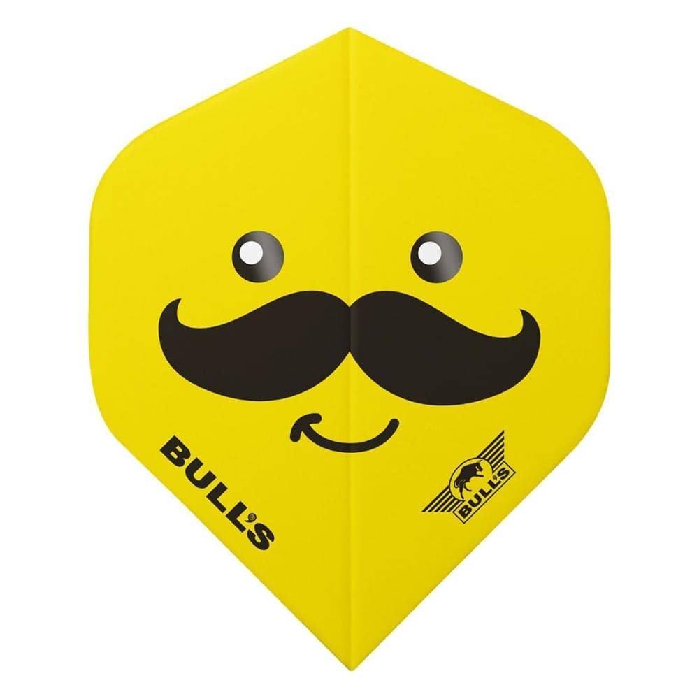 Masquedardos Feathers Bulls Darts Smiley 100 mustache standard 50890