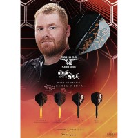 Masquedardos Племена Condor Axe Shape Matt Campbell Ginja Ninja S 21.5mm Вие тримата.Неон оранжев