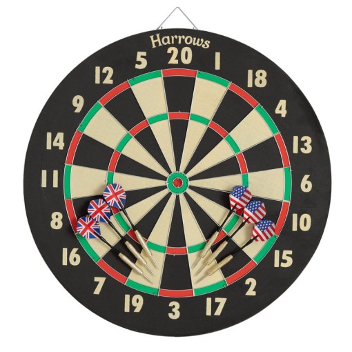 Masquedardos Traditional Dartboard Harrows World Champion Family Dartboard