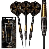 Masquedardos Dart Mission Crypt M1 Black and Gold Pvd 90% 22gr M001080