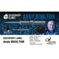 Masquedardos Dardo Cosmo Darts Discovery Label di Andy Boulton 90% 21g