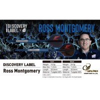 Masquedardos Dardo Cosmo Darts Discovery Label di Ross Montgomery 90% 24g