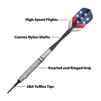 Masquedardos Šipke Fat Cat Darts Support Our Troops Nickel 20gr 20-2075-20