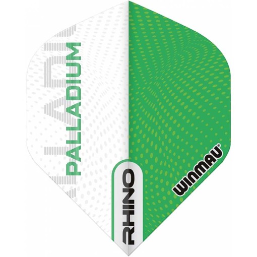 Masquedardos Winmau Darts Standard Rhino Pallatium Green and White 6905.233