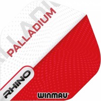 Masquedardos # Feathers Winmau Darts Standard Rhino Pallatium Red white 6905.234