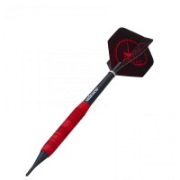 Masquedardos Darts Roșii Cauciucat Unicorn 16gr Alama 4253