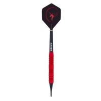 Masquedardos Darts Roșii Cauciucat Unicorn 16gr Alama 4253