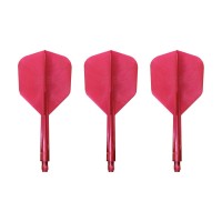 Masquedardos Plumas Condor Axe Shape Metallic Rojo L 33.5mm 3 Uds.