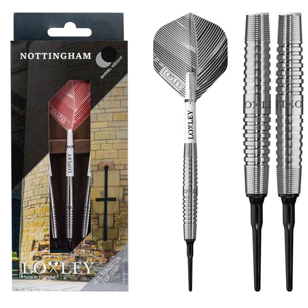 Masquedardos Dardos Loxley Darts Nottingham 18g 90% Punta Plástica