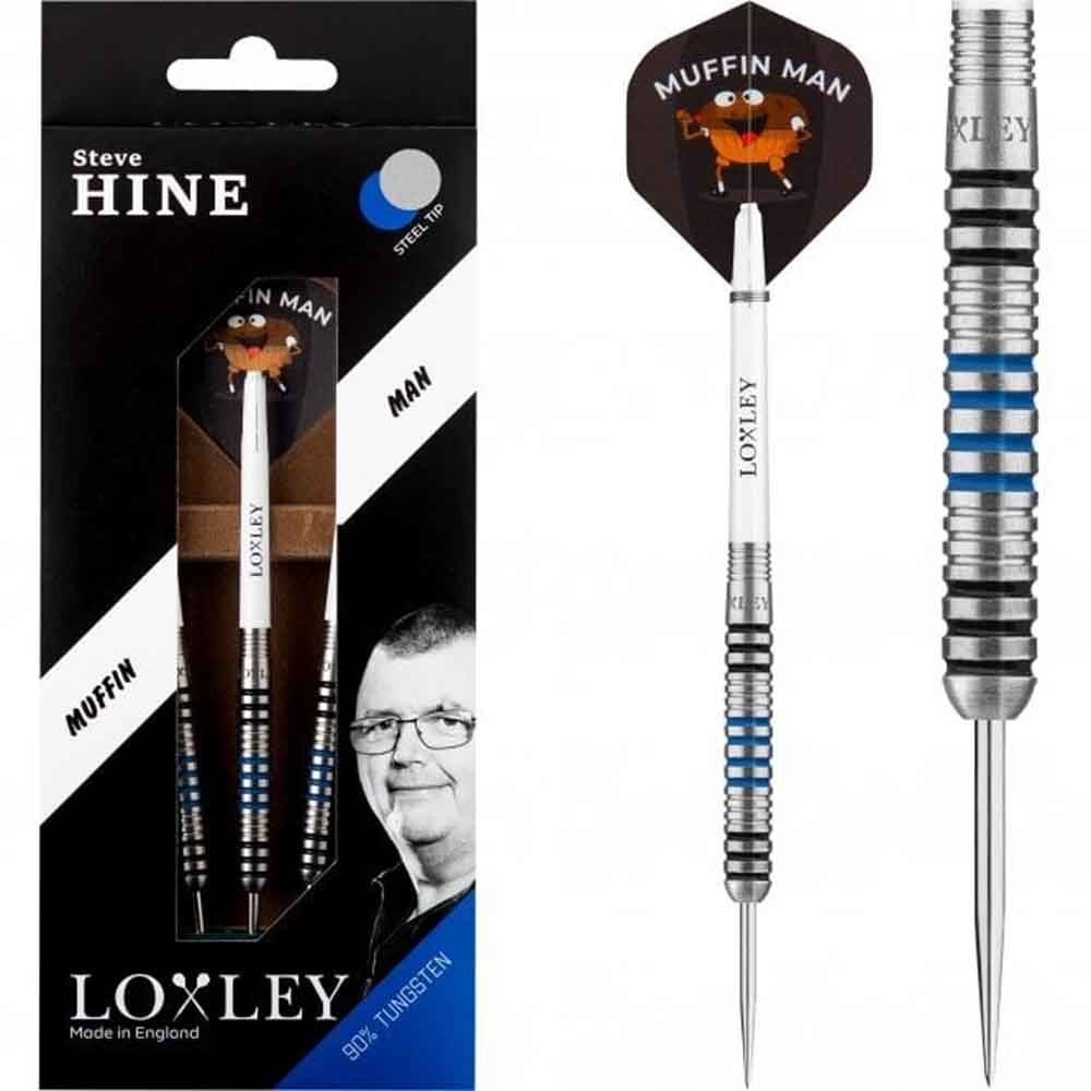 Masquedardos Dardos Loxley Darts Steve Hine 23.5g 90% Punta Acero