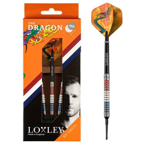 Masquedardos Дарове Loxley Darts Jules Van Dongen 90% 19 грама Пластмасова точка