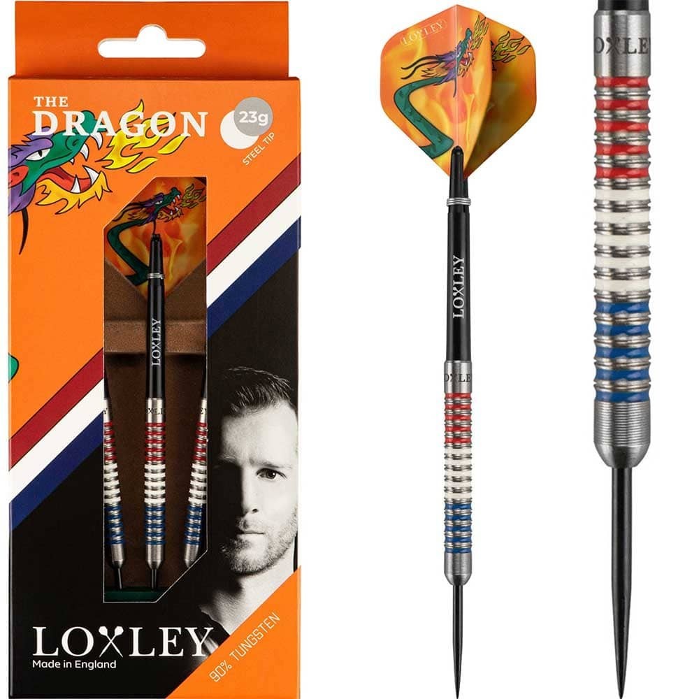 Masquedardos Дарове Loxley Darts Jules Van Dongen 90% 21 грама Стоманена точка