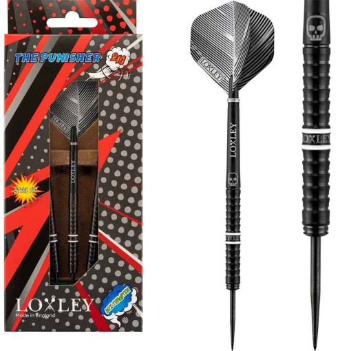 Masquedardos Dardos Loxley Darts The Punisher 21g 90% Stahl Punta