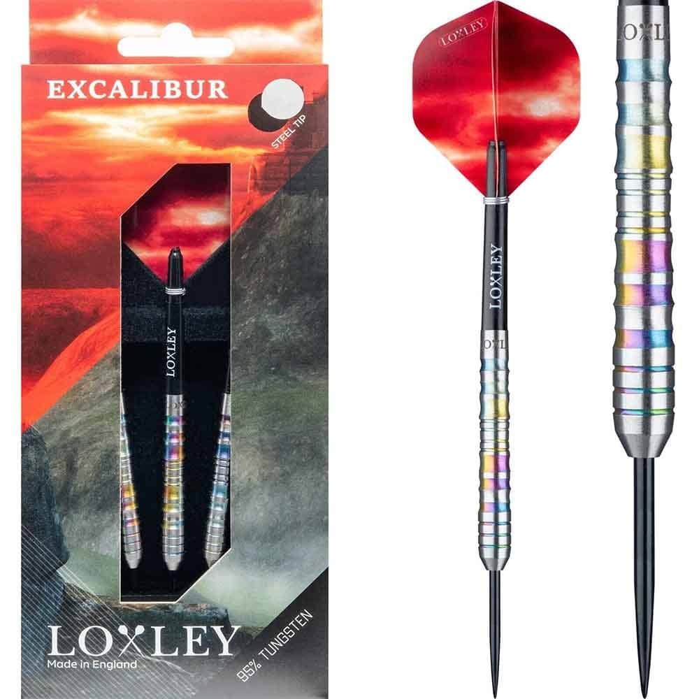 Masquedardos Dardos Loxley Darts Excalibur 22g 90% Punta de aço