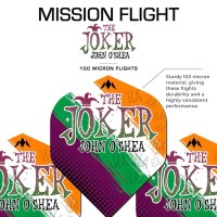 Masquedardos Feathers Mission Darts No 2 Std John O Shea The Joker F3934