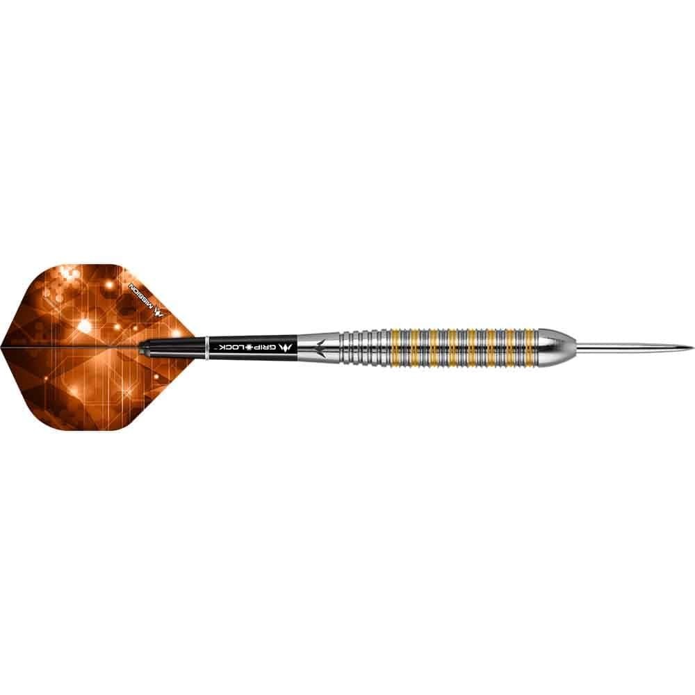 Masquedardos Darts Ardent M2 Mission Laton Ring Grip 24g Punct de oțel D5414