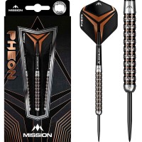 Masquedardos Dardos Mission Pheon Negro Bronce Electro 90% 24gr D1601