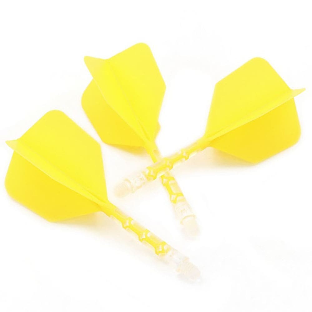 Masquedardos Cuesoul Rost T19 Flights Size L 74mm Clear Yellow Cs-ak577l