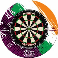 Masquedardos Obklopte Mission Dartboardový hráč John O Shea Su231